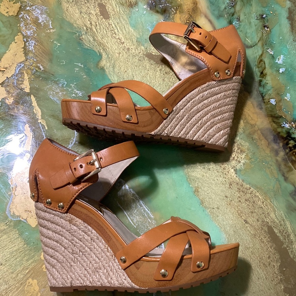 Michael Kors Jet Set “Somerly” Platform Wedge New